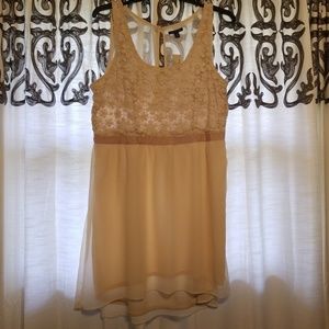 New American Eagle blush dress